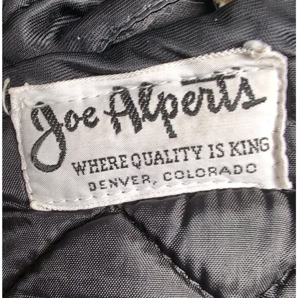 VTG Tuffy Jac Fire Fighter Department Bomber Jacket Mens Size 40L / M Black READ - Picture 14 of 16